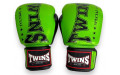 Боксерские перчатки TWINS Special BGVL3-2TA green black 14 oz