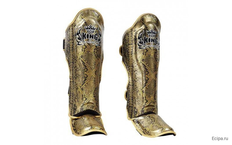 Защита голени Top King Shinguards Super Snake TKSGSS02 Black (Gold) - M