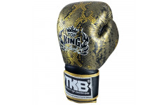 Боксерские перчатки TKB Snake Black Gold 14 oz Боксерские перчатки TKB Snake Black Gold 14 oz