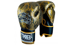 Боксерские перчатки TKB Snake Black gold 12 oz