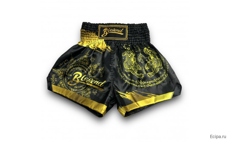 Шорты для бокса Blegend black/gold 3XL