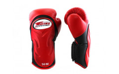 Боксерские перчатки BGVL6 black-red 16 oz
