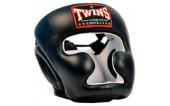 Защитный боксерский шлем Twins HGL6 black L
