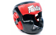 Шлем Fairtex HG13 black red (Full Head) L