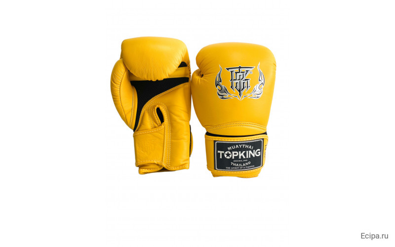 Боксерские перчатки Top King TKBSA yellow 14 oz