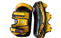 Пэды Twins Special KPL12 black-yellow - L