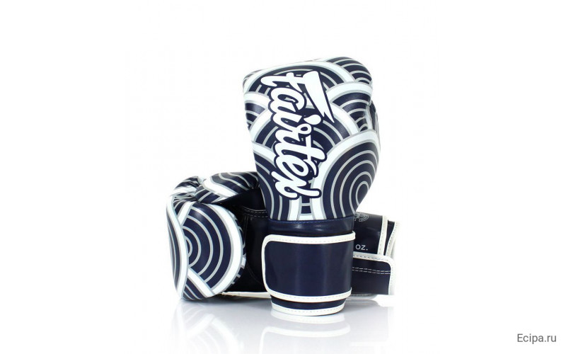 Боксерские перчатки Fairtex BGV14 Japanese blue 16 oz