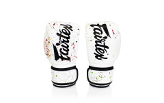 Боксерские перчатки Fairtex BGV14 painter white 12 oz