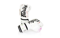 Боксерские перчатки Fairtex BGV14 Painter white 16 oz