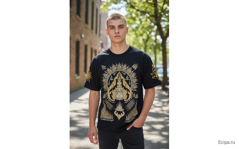 Футболка Тайский бокс Sakyant Gold 2XL