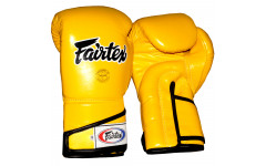 Боксерские перчатки Fairtex BGV6 yellow 10 oz