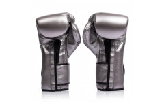 Боксерские перчатки Fairtex BGV9C-PLUS gun metallic 10 oz