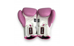 Боксерские перчатки Twins BGVL6 MK white pink 16 oz