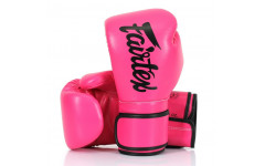 Боксерские перчатки Fairtex BGV14 pink-black 14 oz