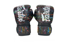 Боксерские перчатки Fairtex BGV14 Painter color black 12 oz
