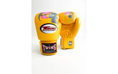 Боксерские перчатки Twins FBGVL3-13 yellow 16 oz