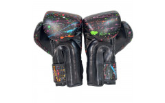 Боксерские перчатки Fairtex BGV14 Painter color black 14 oz