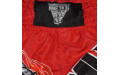 Шорты для бокса BORN TO BE TIGER WHITE-RED L