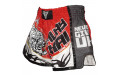 Шорты для бокса BORN TO BE TIGER WHITE-RED S