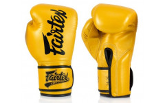 Боксерские перчатки Fairtex BGV18 Yellow 12 oz