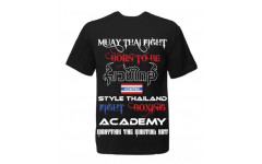 Футболка BORN TO BE MUAY THAI (MT8009) M