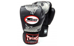 Боксерские перчатки Twins FBGVL3-23 black silver 14 oz