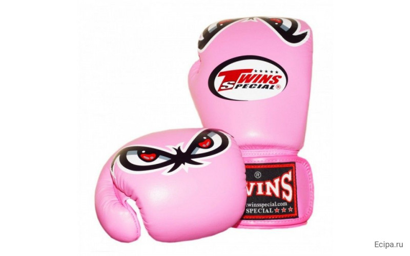 Боксерские перчатки Twins FBGVL3-25 pink 14 oz