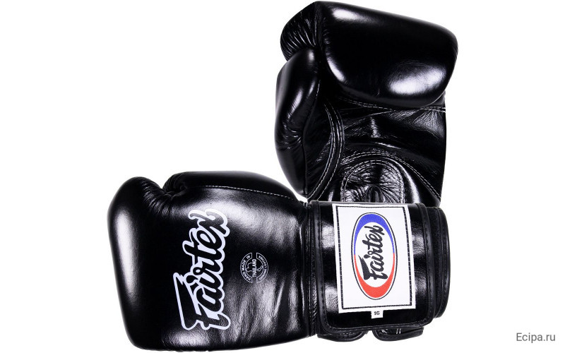 Боксерские перчатки Fairtex BGV5 black 16 oz