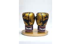 Боксерские перчатки TWINS FBGVL3-49 black gold 16 oz