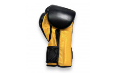 Боксерские перчатки Fairtex BGV9 black yellow 14 oz
