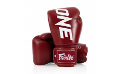 Боксерские перчатки Fairtex One ChampionShip red 10 oz