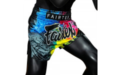 Шорты для бокса Fairtex BS1938 Acid jazz black - XL