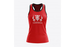 Майка для соревнований Top King Boxing red XL